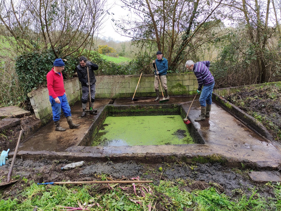 Mardi 21 mars : poull-coz et lavoir de Kermoyen