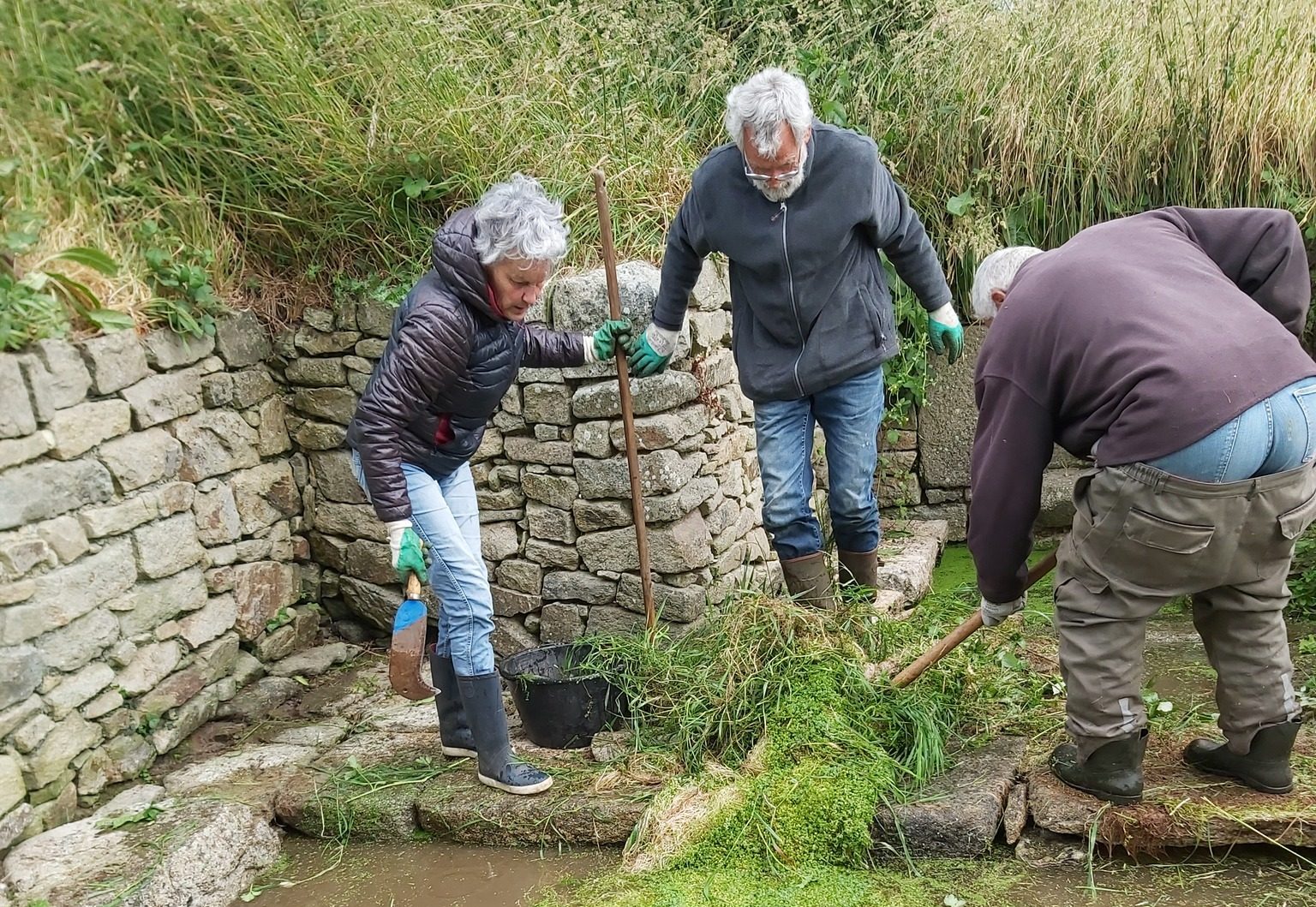 Mardi 6 Juin : keroudern, balisage, accès fontaine St michel, chemin à Creac’h an Avel