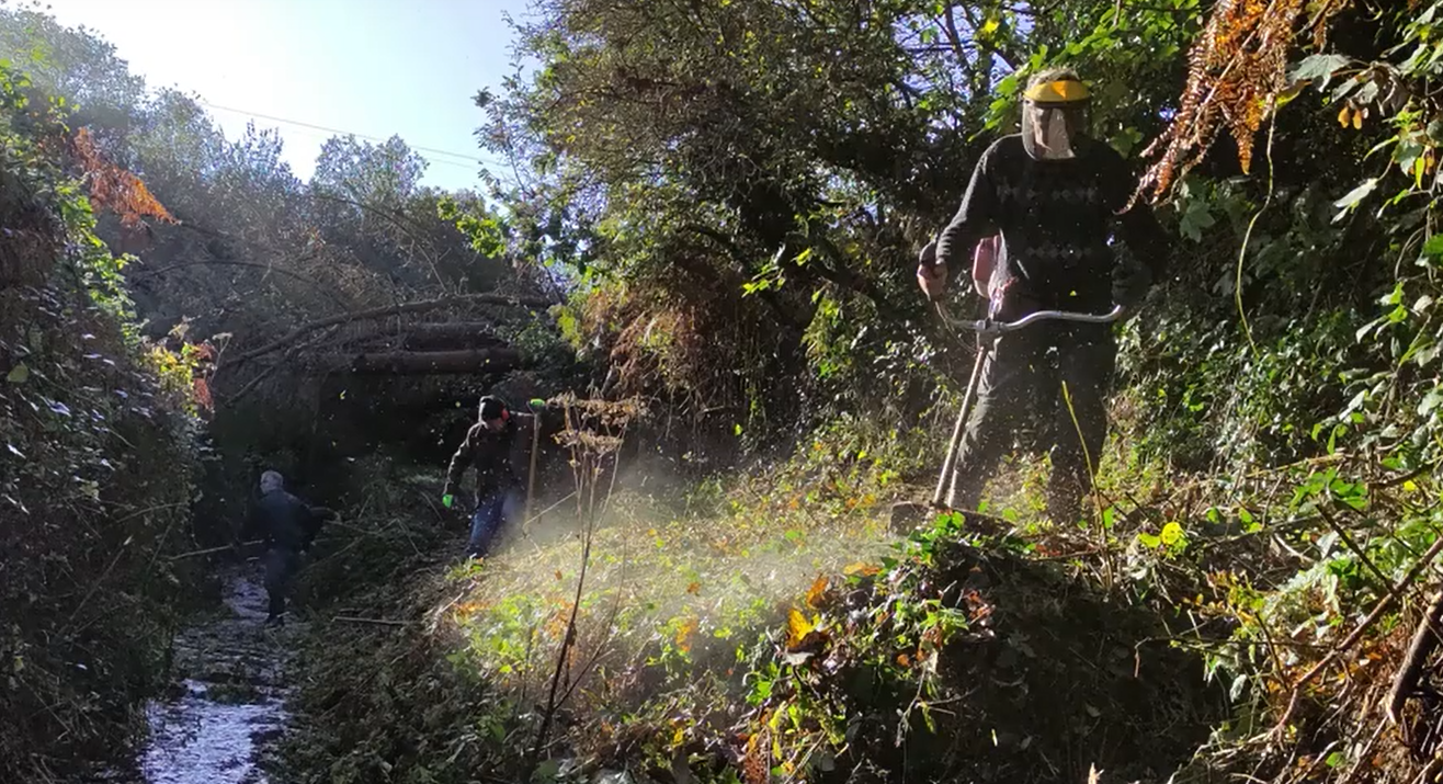 Mardi 22 Octobre : Faubourchou et chemin de Creac’h an avel à Korn ar glud