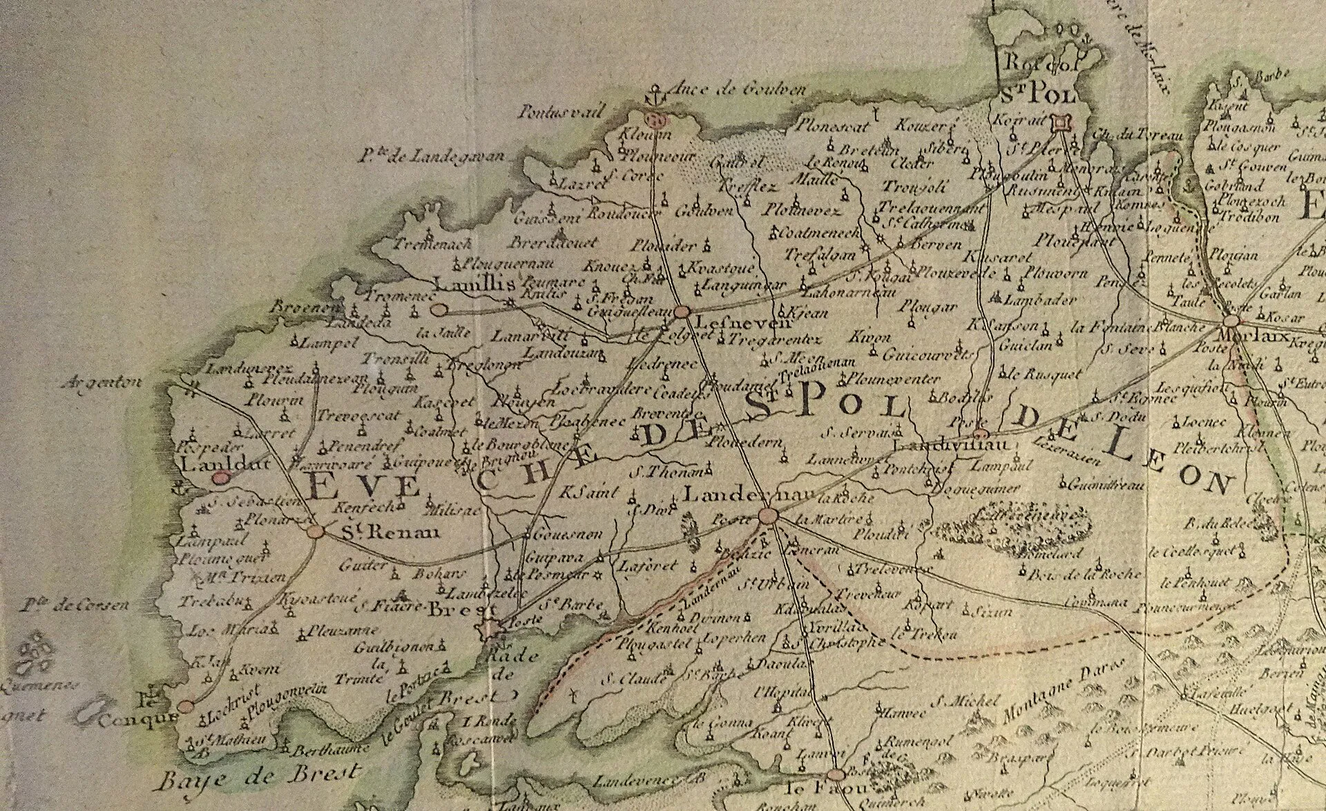 Evêché de Saint-Pol de Léon en 1775