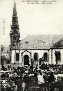 Plouguerneau vue dans les années 1880