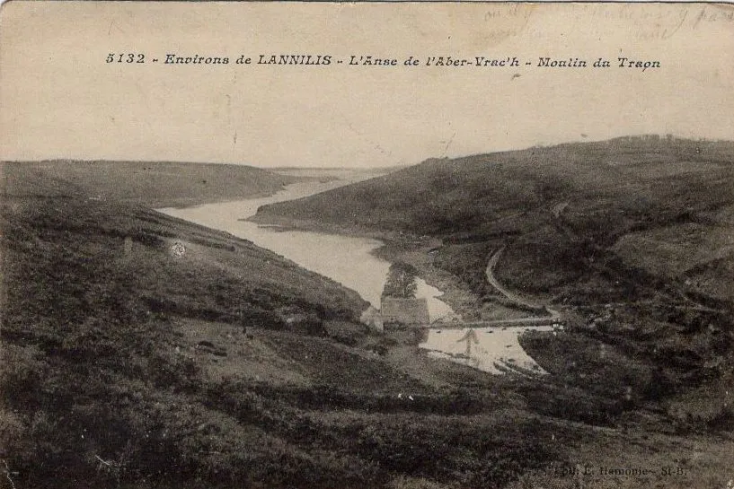 Carte postale ancienne de Milin an Aod à Plouguerneau
